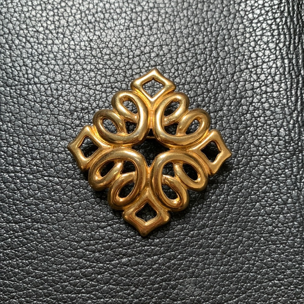 Vintage Monet modernist brooch pin